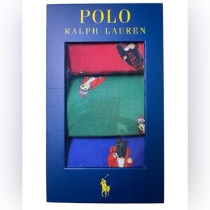 Polo Ralph Lauren Men's 3 Pack Boxer Briefs Polo Bear Size L NWT
